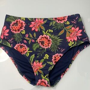 NWOT Floral Bikini Bottom